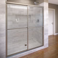 1100 Series 59 in. W x 71 in. H Framed Bypass Sliding Shower Doors