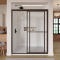 1100 Series 47 in. W x 71 in. H Framed Bypass Sliding Shower Doors