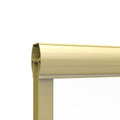 1200 Series 72 in. W x 76 in. H Semi-Frameless Bypass Sliding Shower Doors