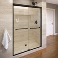 1200 Series 47 in. W x 70 in. H Semi-Frameless Bypass Sliding Shower Doors
