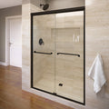 1200 Series 47 in. W x 70 in. H Semi-Frameless Bypass Sliding Shower Doors