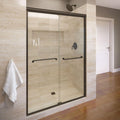 1200 Series 60 in. W x 70 in. H Semi-Frameless Bypass Sliding Shower Doors