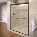 1200 Series 60 in. W x 70 in. H Semi-Frameless Bypass Sliding Shower Doors