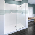 2100 Series 23 in. W x 76 in. H Frameless Shower Screen