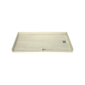 Redi Free® 30 In x 63 In Barrier Free Tileable Shower Pan Base with Right Drain