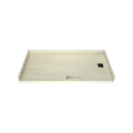 Redi Free® 30 In x 63 In Barrier Free Tileable Shower Pan Base with Right Drain