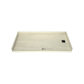 Redi Free® 30 In x 63 In Barrier Free Tileable Shower Pan Base with Right Drain