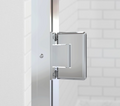 3000 Series 34-9/16 in. W x 76 in. H Frameless Single Swing Shower Door