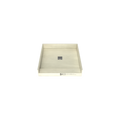 Redi Base® 32 In x 32 In Single Curb Tileable Shower Pan Base with Center Drain