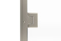 3200 Series 47-9/16 in. W x 72 in. H Frameless Swing Shower Door with Fixed Panel