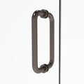 3200 Series 47-9/16 in. W x 72 in. H Frameless Swing Shower Door with Fixed Panel