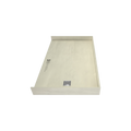 Redi Free® 33 In x 54 In Barrier Free Tileable Shower Pan Base with Right Drain
