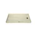 Redi Free® 33 In x 60 In Barrier Free Tileable Shower Pan Base with Right Drain