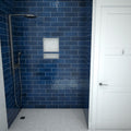 Redi Free® 33 In x 63 In Barrier Free Tileable Shower Pan Base with Left Drain
