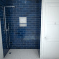 Redi Free® 33 In x 63 In Barrier Free Tileable Shower Pan Base with Left Drain