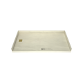 Redi Free® 33 In x 63 In Barrier Free Tileable Shower Pan Base with Left Drain