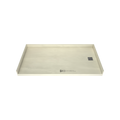 Redi Free® 33 In x 63 In Barrier Free Tileable Shower Pan Base with Right Drain