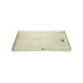 Redi Free® 33 In x 63 In Barrier Free Tileable Shower Pan Base with Right Drain
