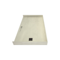 Redi Free® 35 In x 60 In Barrier Free Tileable Shower Pan Base with Right Drain