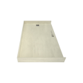 Redi Free® 35 In x 60 In Barrier Free Tileable Shower Pan Base with Right Drain