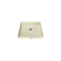 Redi Base® 36 In x 36 In Single Curb Tileable Shower Pan Base with Center Drain