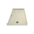 Redi Free® 37 In x 60 In Barrier Free Tileable Shower Pan Base with Right Drain