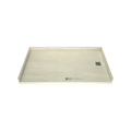 Redi Free® 37 In x 63 In Barrier Free Tileable Shower Pan Base with Right Drain