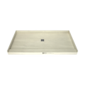 Redi Base® 37 In x 72 In Single Curb Tileable Shower Pan Base with Center Drain