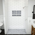 Redi Free® 38 In x 60 In Barrier Free Tileable Shower Pan Base with Right Drain