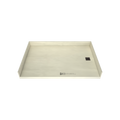 Redi Free® 40 In x 60 In Barrier Free Tileable Shower Pan Base with Right Drain