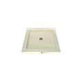 Redi Base® 42 In x 42 In Triple Curb Tileable Shower Pan Base with Center Drain