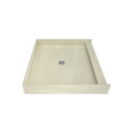 Redi Base® 42 In x 48 In Single Curb Tileable Shower Pan Base with Center Drain