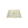 Redi Base® 42 In x 48 In Triple Curb Tileable Shower Pan Base with Center Drain