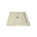 Redi Base® 42 In x 48 In Triple Curb Tileable Shower Pan Base with Center Drain