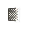Redi Base® 42 In x 66 In Left Double Threshold Corner Tileable Shower Pan Base with Center Drain