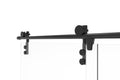 4600 Series 47 in. W x 76 in. H Frameless Sliding Shower Door with Fixed Panel