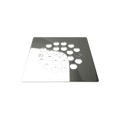 Redi Drain® Polished Chrome Drain Plate, 4¼″ square
