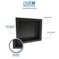 Redi Niche® Single Recessed Shelf, 16″W x 14″H x 4″D