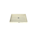 Redi Base® 30 In x 42 In Single Curb Tileable Shower Pan Base with Center Drain