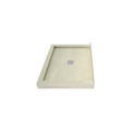 Redi Base® 30 In x 42 In Triple Curb Tileable Shower Pan Base with Center Drain
