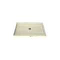 Redi Base® 30 In x 48 In Right Double Threshold Corner Tileable Shower Pan Base with Center Drain