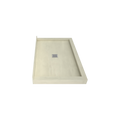 Redi Base® 30 In x 48 In Triple Curb Tileable Shower Pan Base with Center Drain