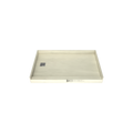 Redi Base® 30 In x 48 In Single Curb Tileable Shower Pan Base with Left Drain