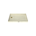 Redi Base® 30 In x 48 In Single Curb Tileable Shower Pan Base with Left Drain