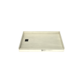 Redi Base® 30 In x 48 In Single Curb Tileable Shower Pan Base with Left Drain