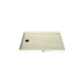 Redi Base® 30 In x 48 In Right Double Threshold Corner Tileable Shower Pan Base with Left Drain
