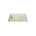 Redi Base® 30 In x 48 In Right Double Threshold Corner Tileable Shower Pan Base with Left Drain