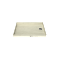 Redi Base® 30 In x 48 In Single Curb Tileable Shower Pan Base with Right Drain