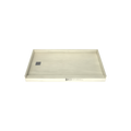 Redi Base® 30 In x 54 In Single Curb Tileable Shower Pan Base with Left Drain