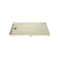 Redi Base® 30 In x 60 In Single Curb Tileable Shower Pan Base with Left Drain